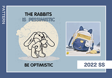 兔兔惹人爱--2022春夏童包图案趋势